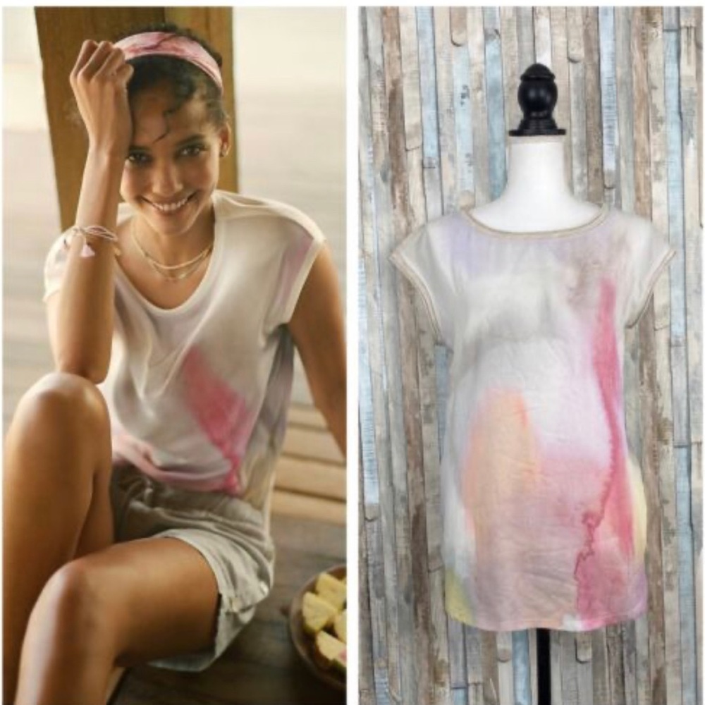 Anthropologie Tuscany tie dye tunic